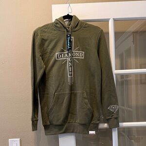 Diamond Supply Co. Olive Green Hoodie